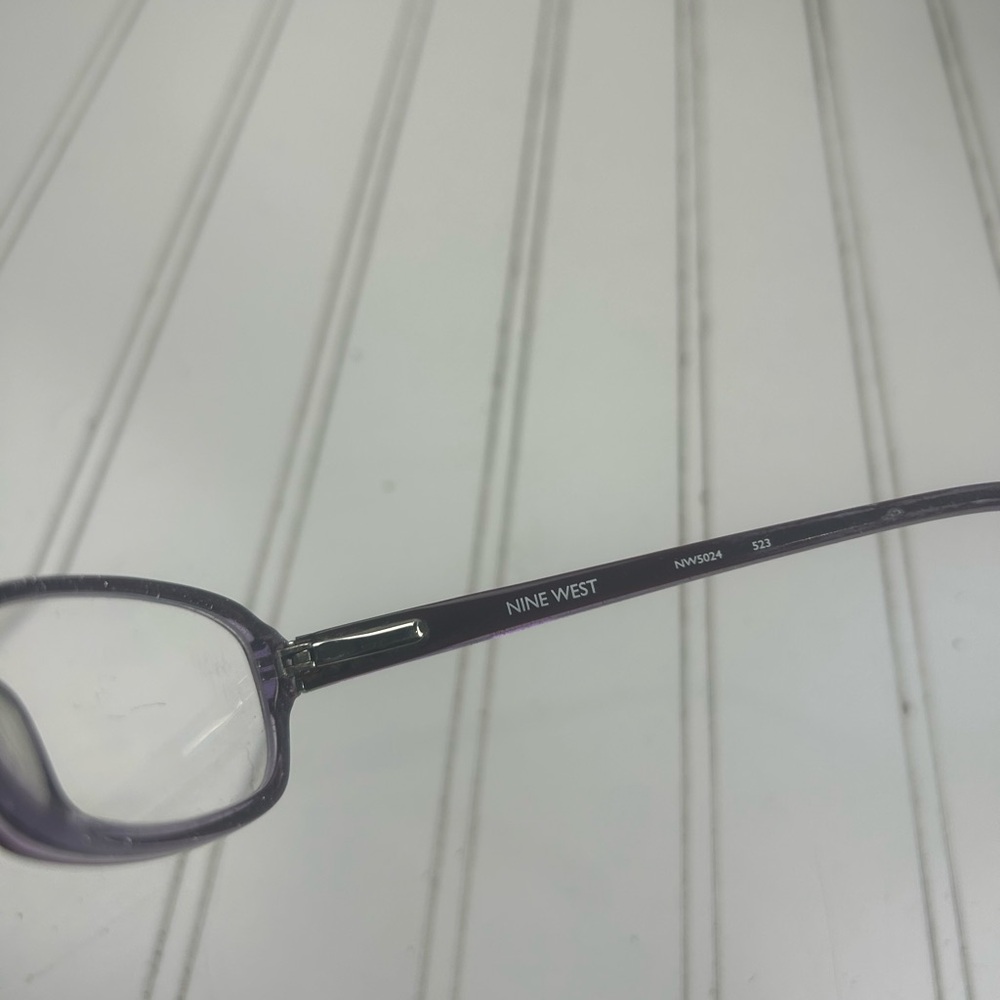 Nine West Purple Rectangular Reading Glasses Wome… - image 5
